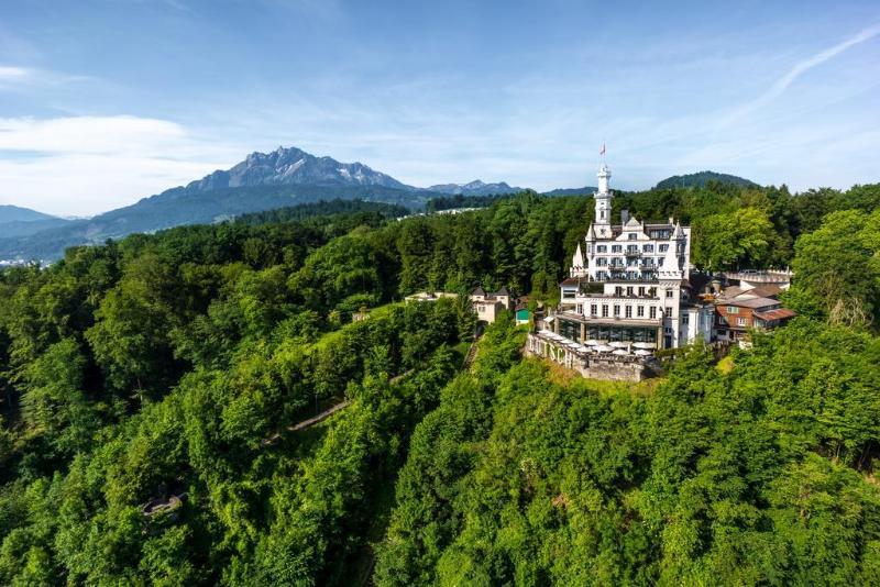 Hotel Château Gütsch Luzern Exterior foto