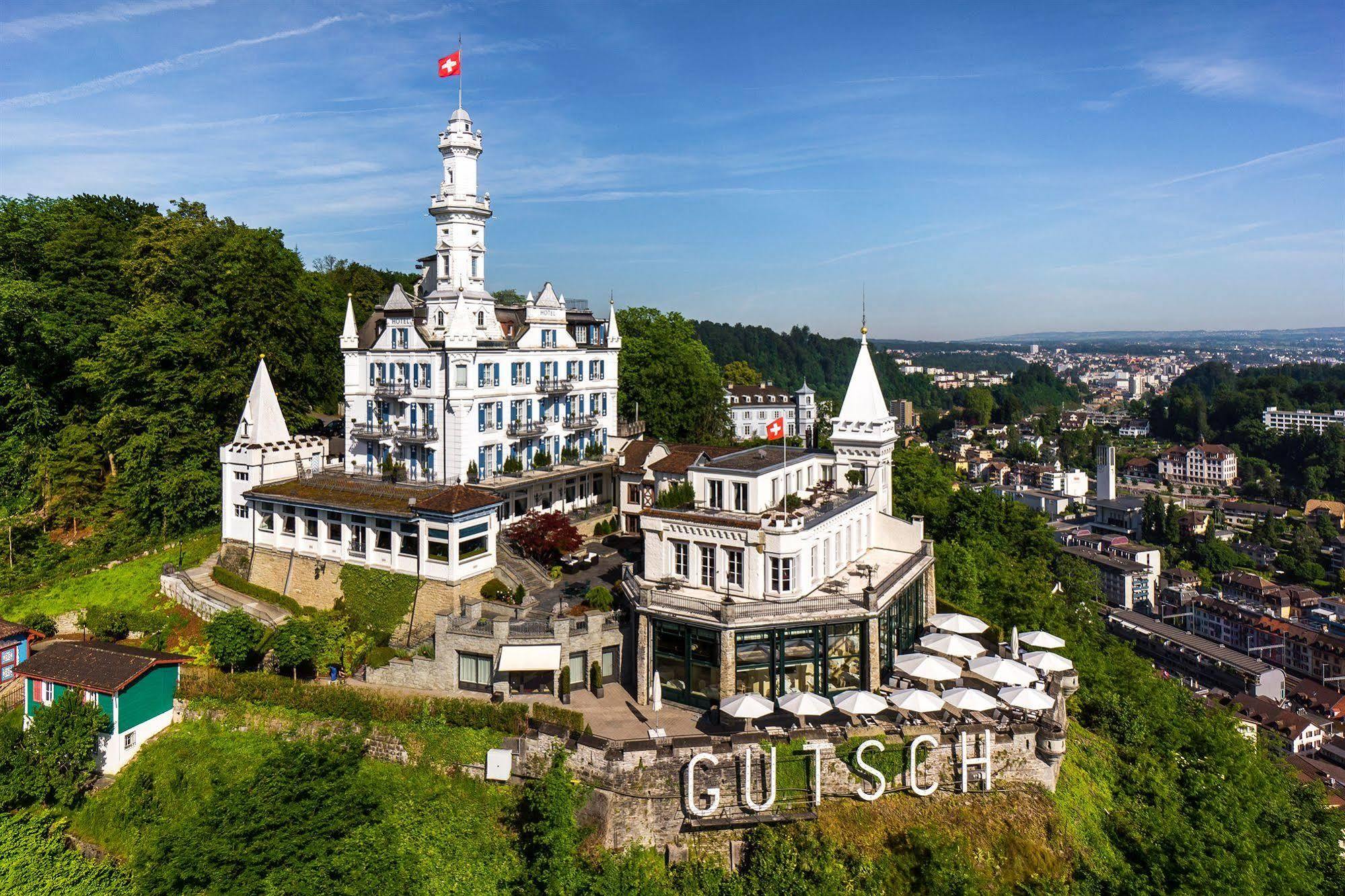 Hotel Château Gütsch Luzern Exterior foto